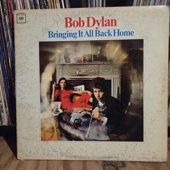 Vintage Bob Dylan 'Bringing It All Back Home' Vinyl Record